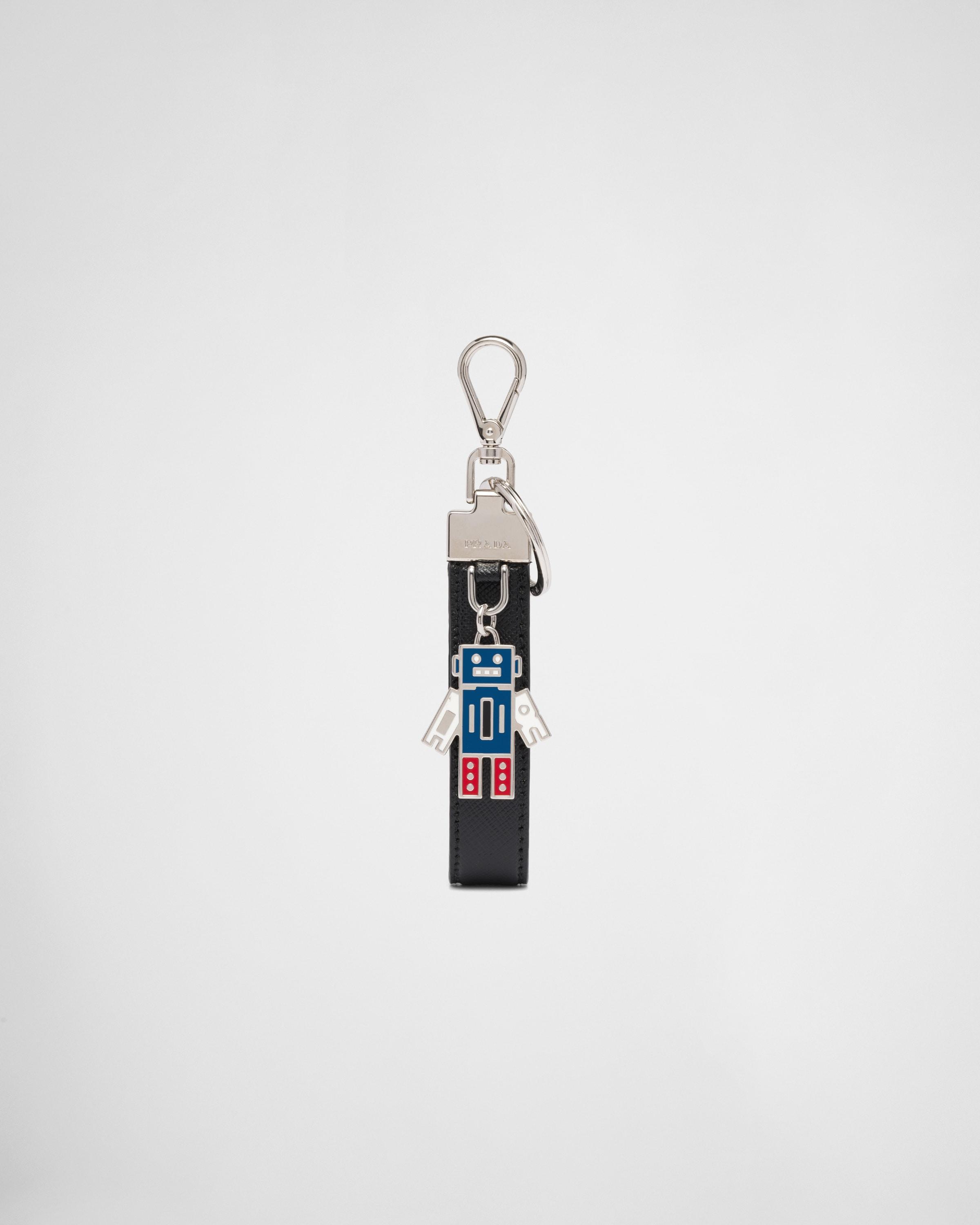 Saffiano Leather Keychain Product Image