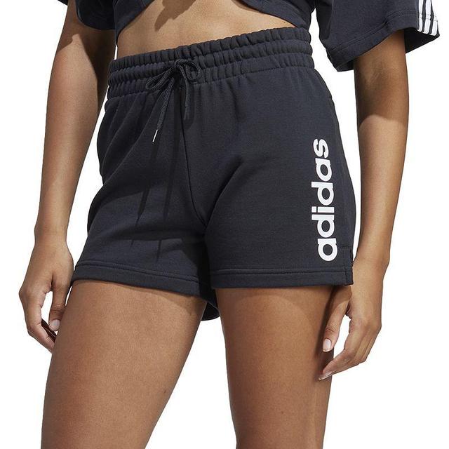 Womens adidas Essentials Linear French Terry Shorts Product Image