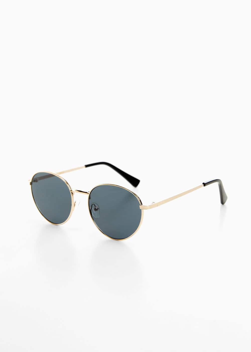 MANGO - Round metal-rimmed sunglasses - One size - Women Product Image