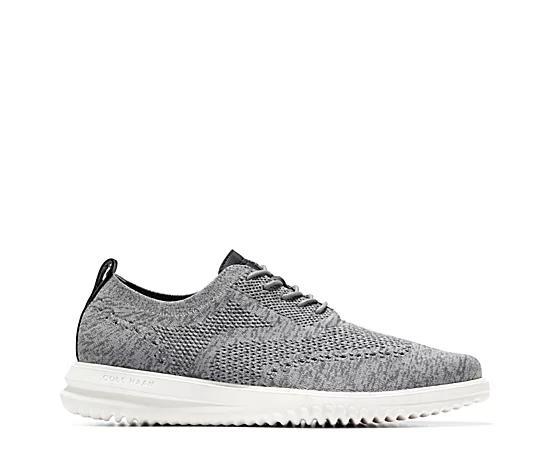 Cole Haan Grand+ Stitchlite Mens Oxford Shoes Grey Product Image