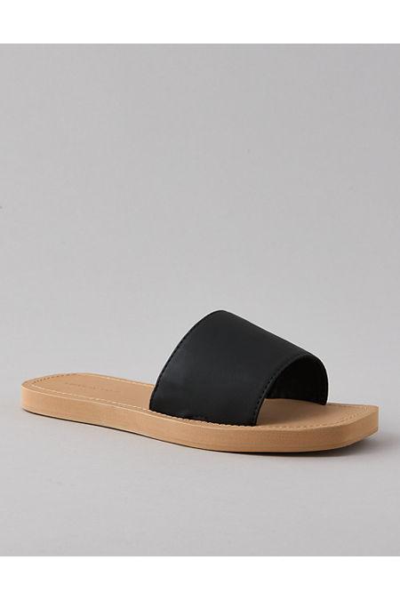 AE Vegan Leather Slide Sandal Women's Product Image