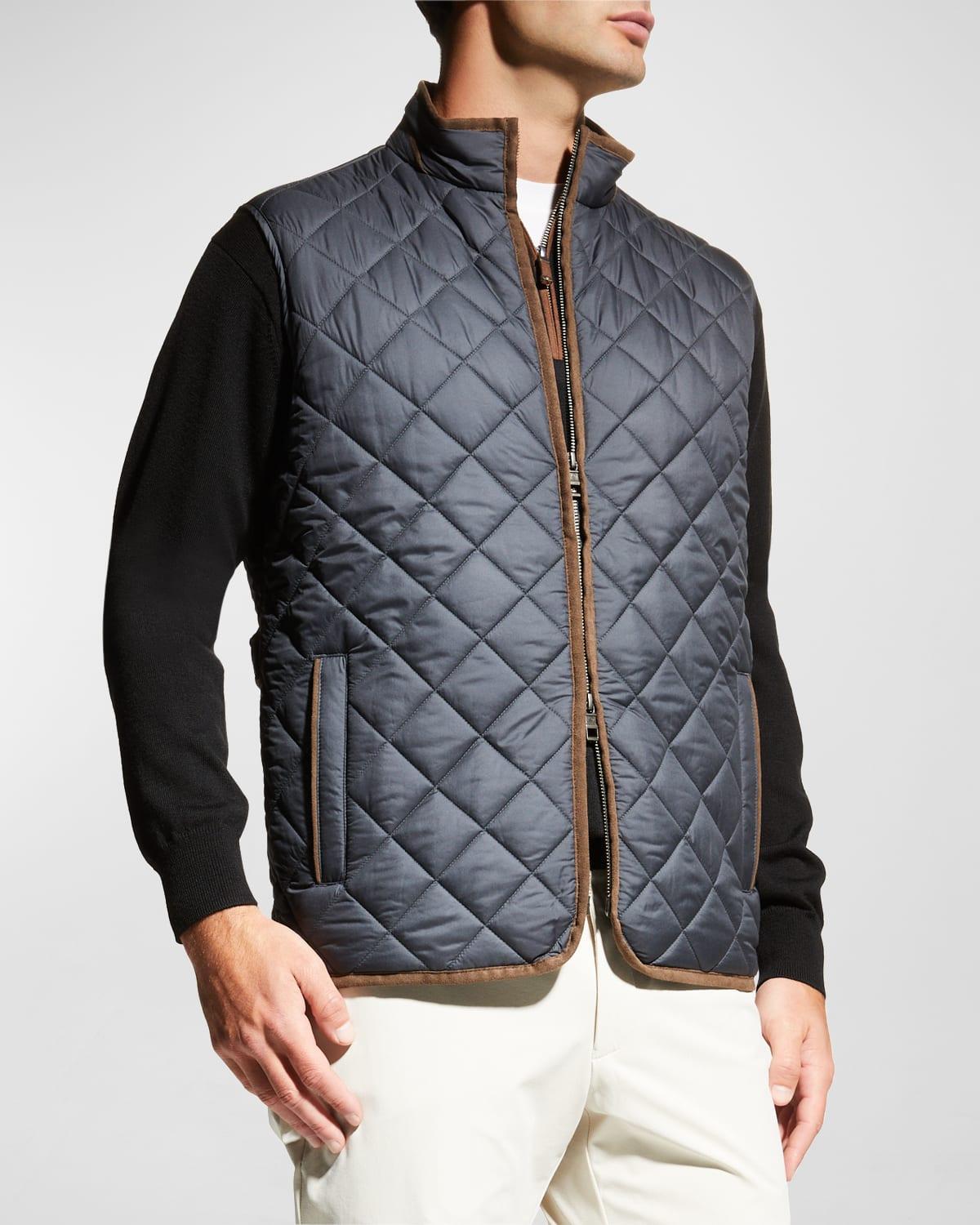 Mens Crown Essex Quilted Vest Product Image