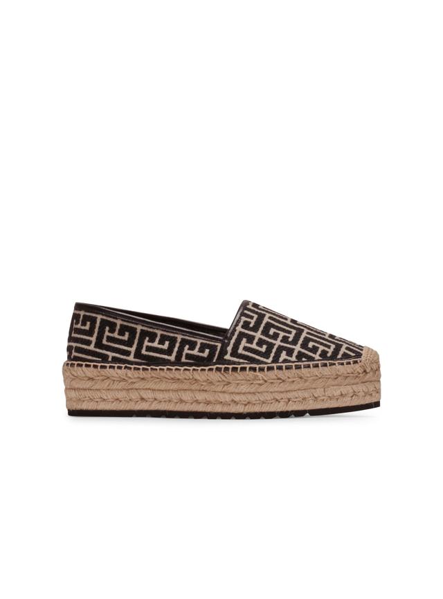 Alex espadrilles with jacquard monogram Product Image