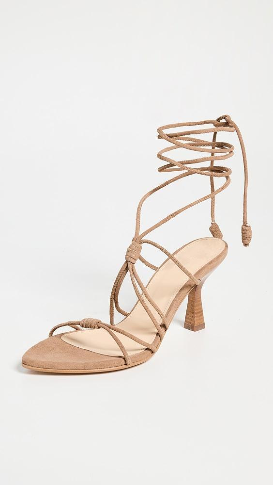 Alohas Belinda Suede Beige Leather Sandals | Shopbop Product Image