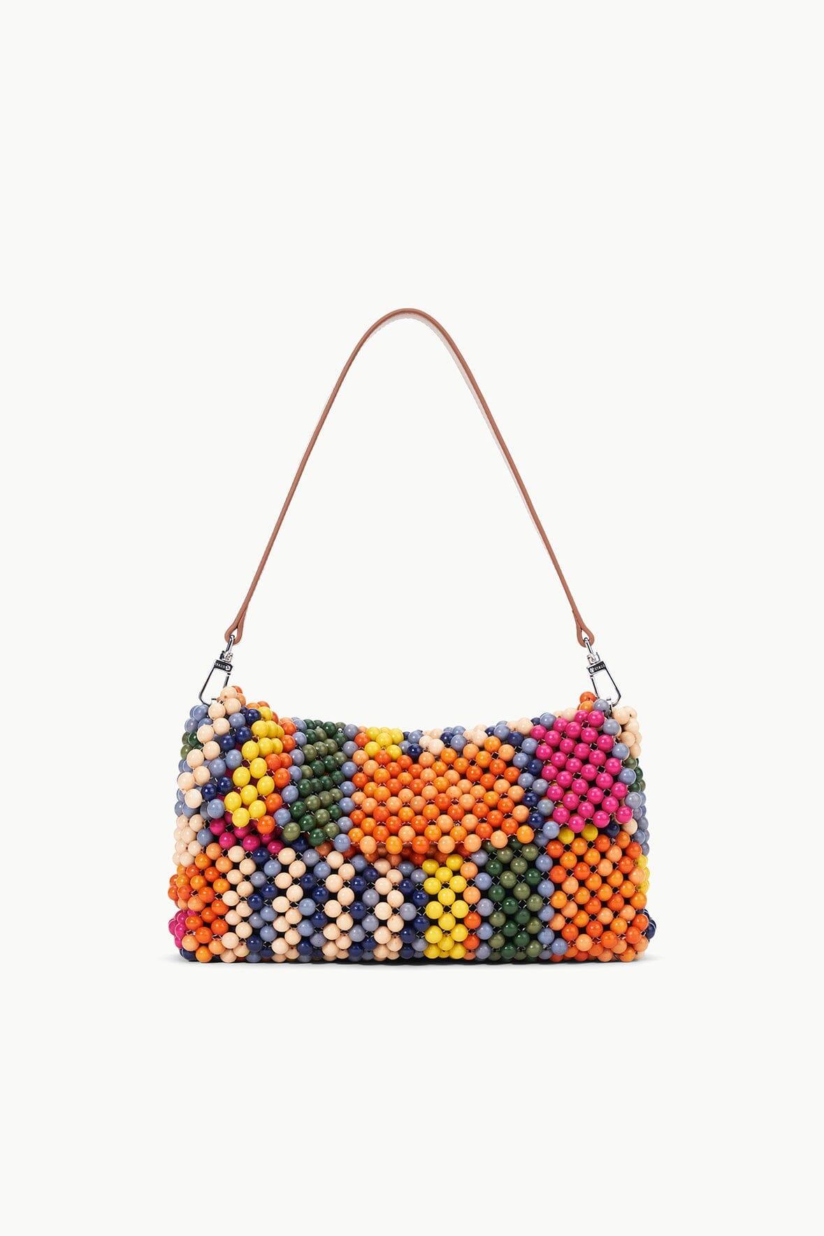 TIMMY BEADED SHOULDER BAG | MULTI BAYADERE STRIPE Product Image