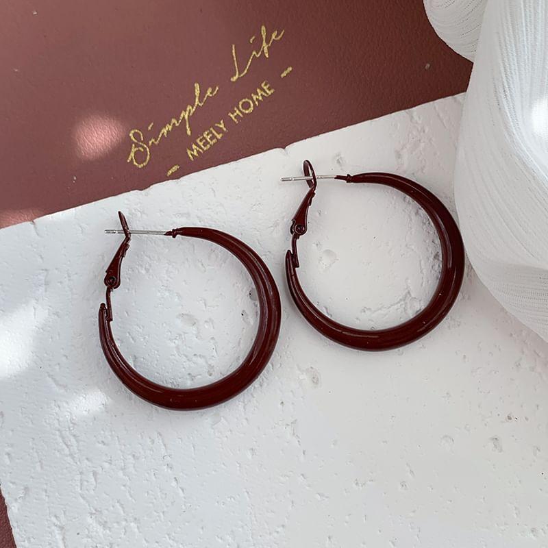 Plain Alloy Hoop Earring Product Image