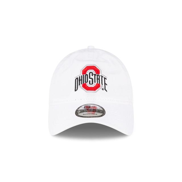 Ohio State Buckeyes White 9TWENTY Adjustable Hat Male Product Image