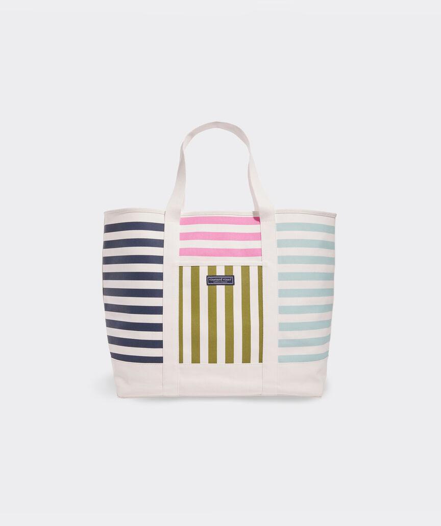 Mixed Stripe Large Tote Product Image