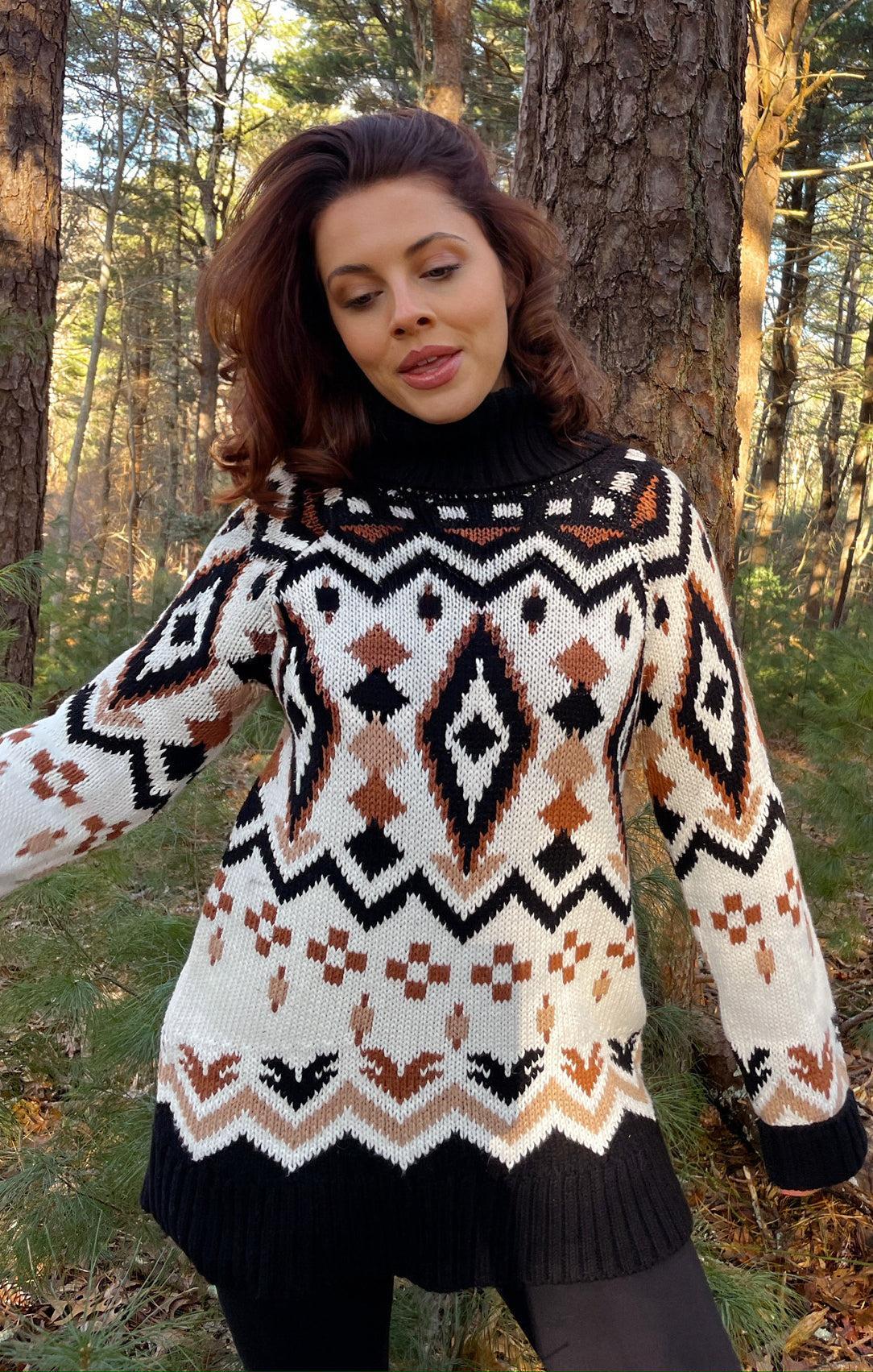 Vail Sweater ~ Neutral Faire Isle Product Image