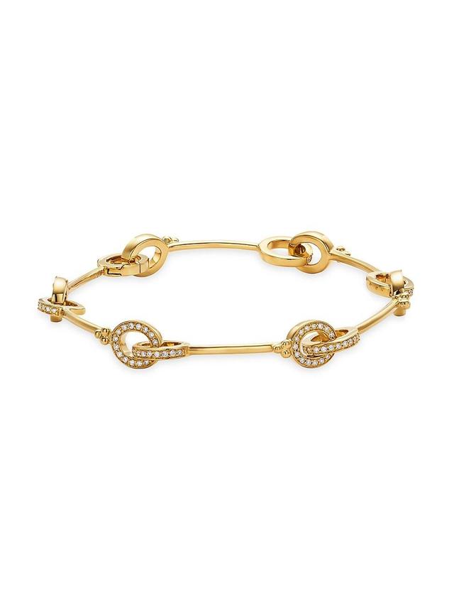 Womens Orsina 18K Yellow Gold & Diamond Bracelet Product Image