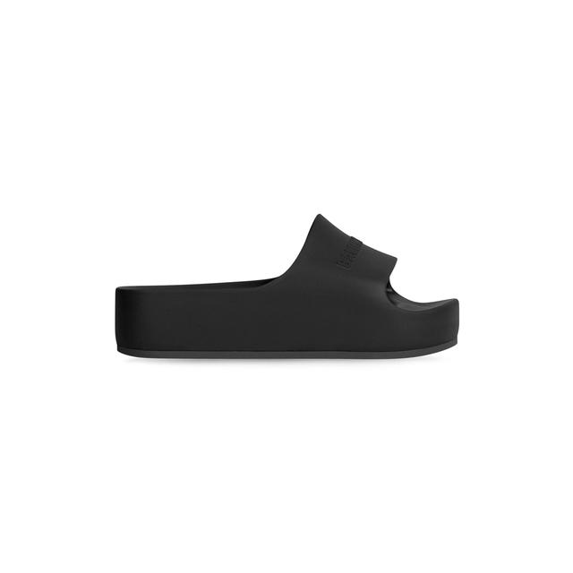 Women's Chunky Slide Sandal in Black Product Image