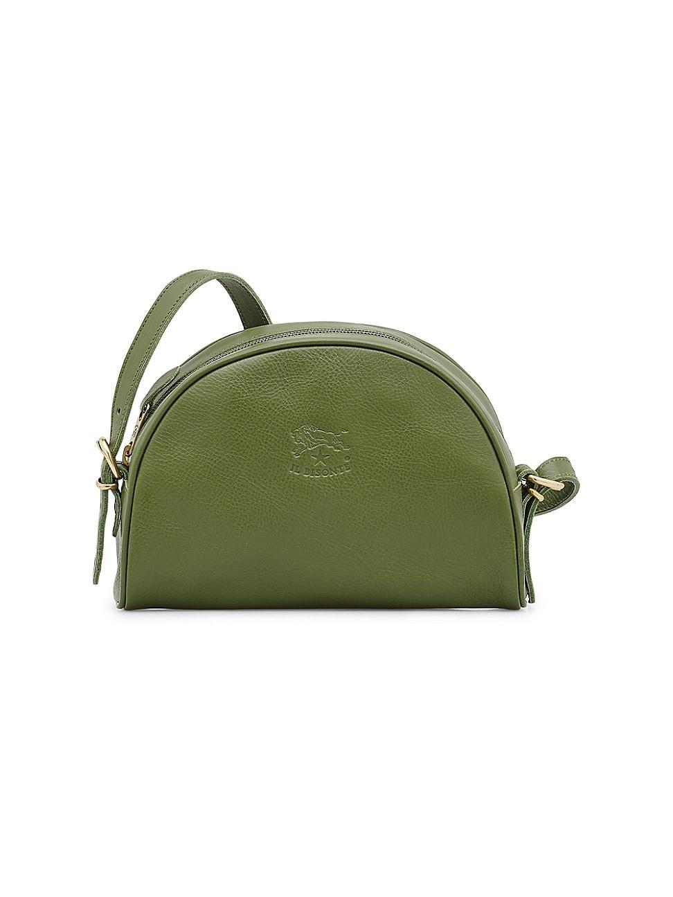 Womens Classic Leather Crossbody Bag Product Image