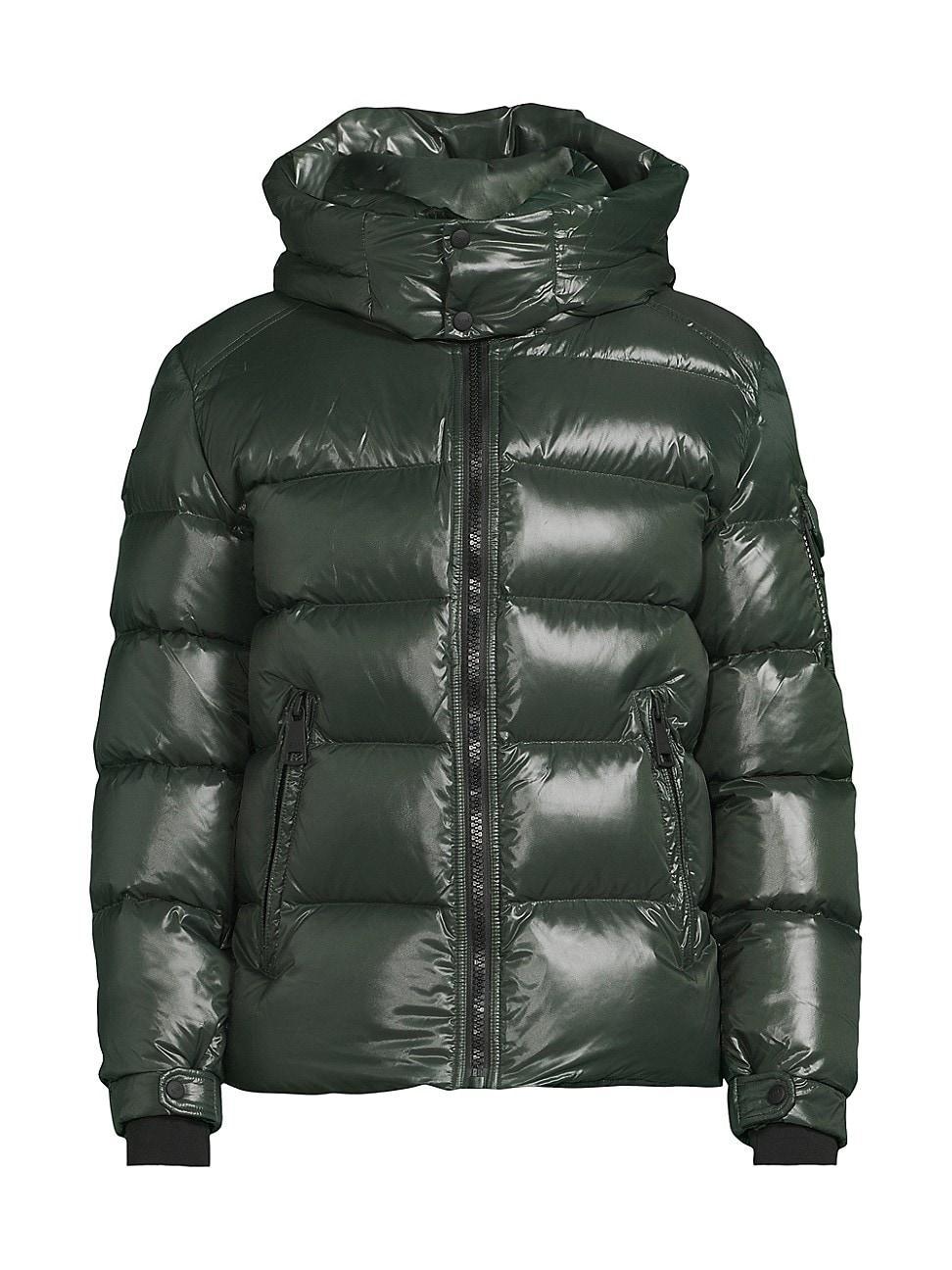 Mens Glacier Hooded Down Coat Product Image