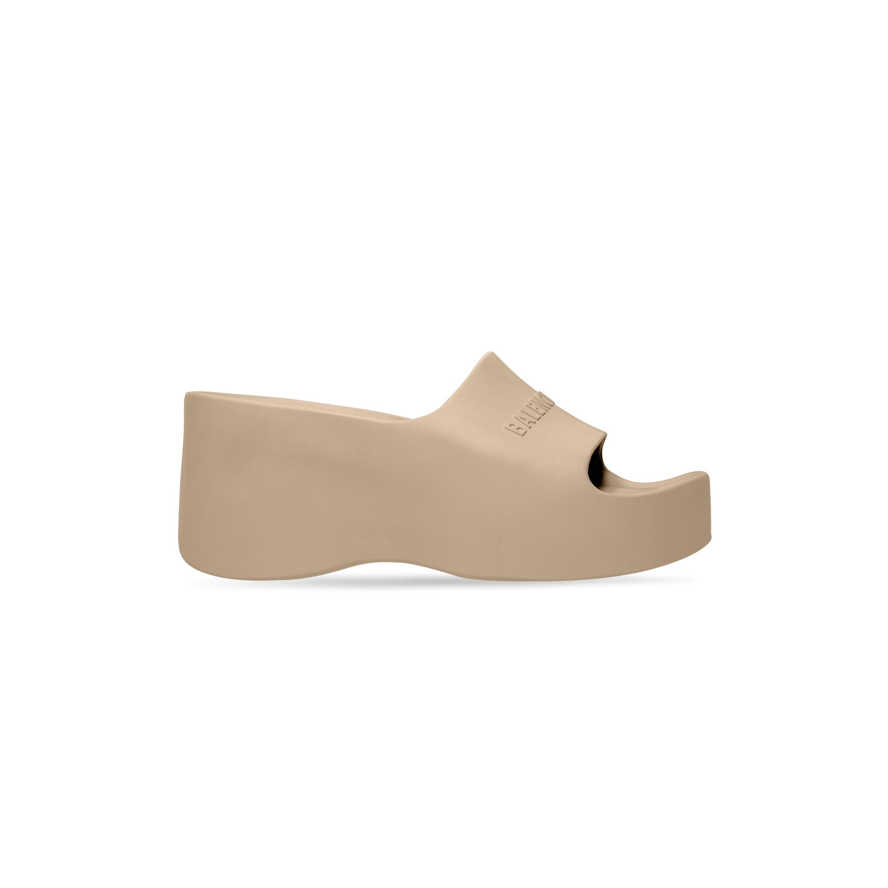 Women's Chunky Wedge Sandal in Brown product image