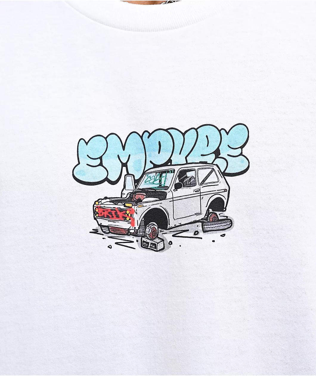 Empyre The Whip Long Sleeve White T-Shirt Product Image