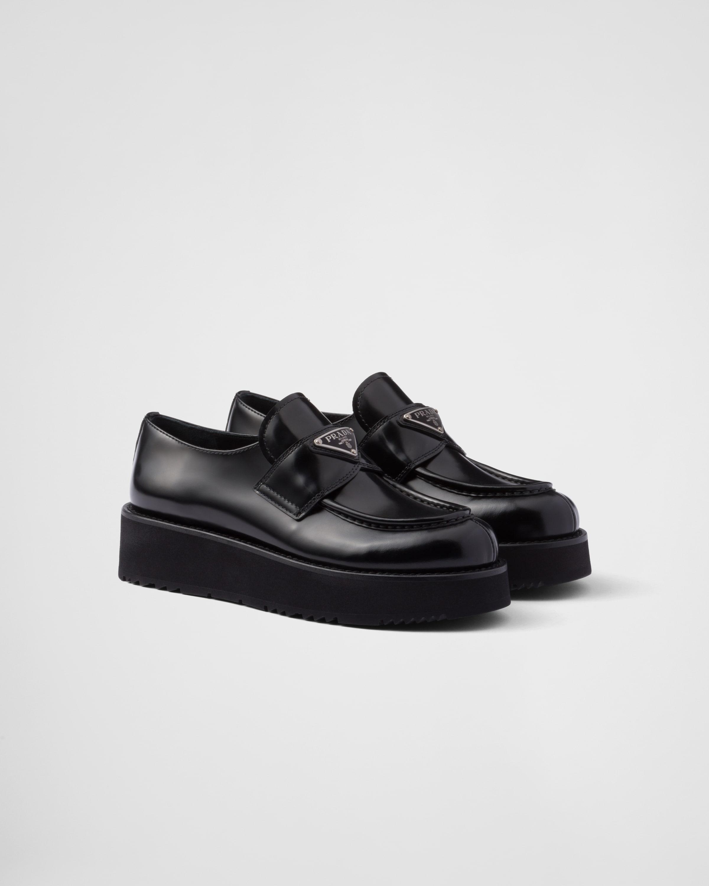 Brushed leather loafers product image