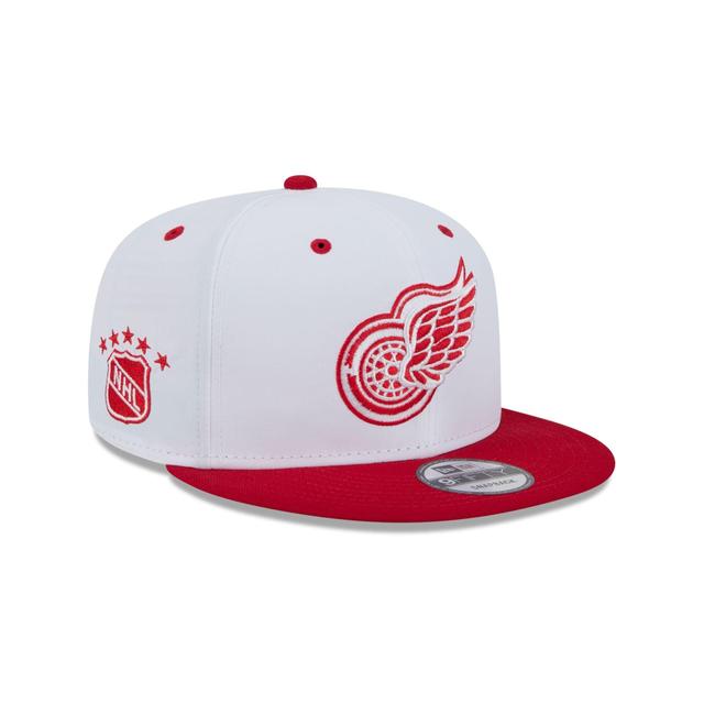 Detroit Red Wings Vintage Satin 9FIFTY Snapback Hat Male Product Image