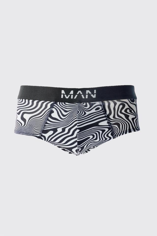 Abstract Print Briefs | boohooMAN USA Product Image