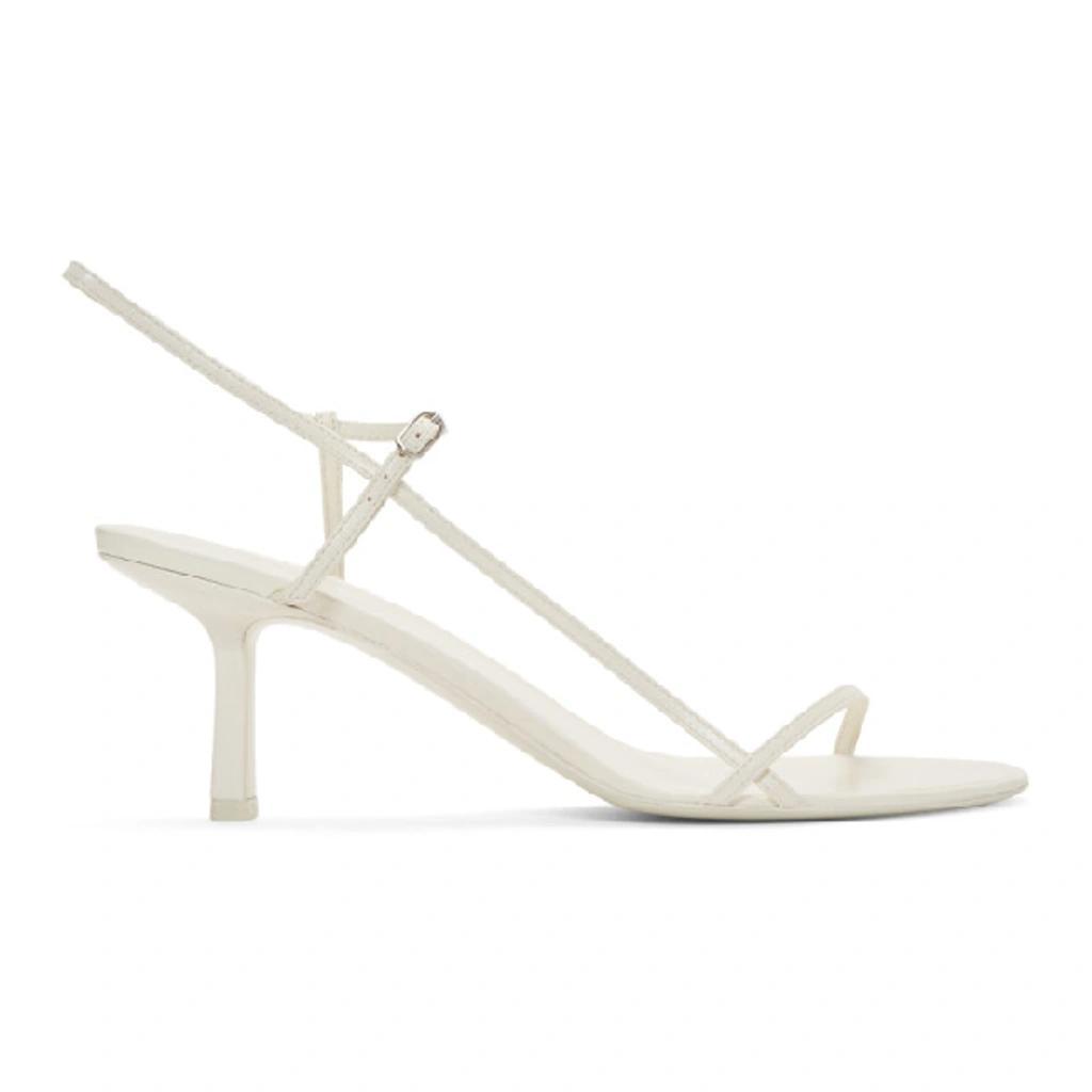 THE ROW Off-white Bare Heeled Sandals Product Image