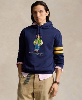 Men's Polo Bear Fleece Hoodie Product Image