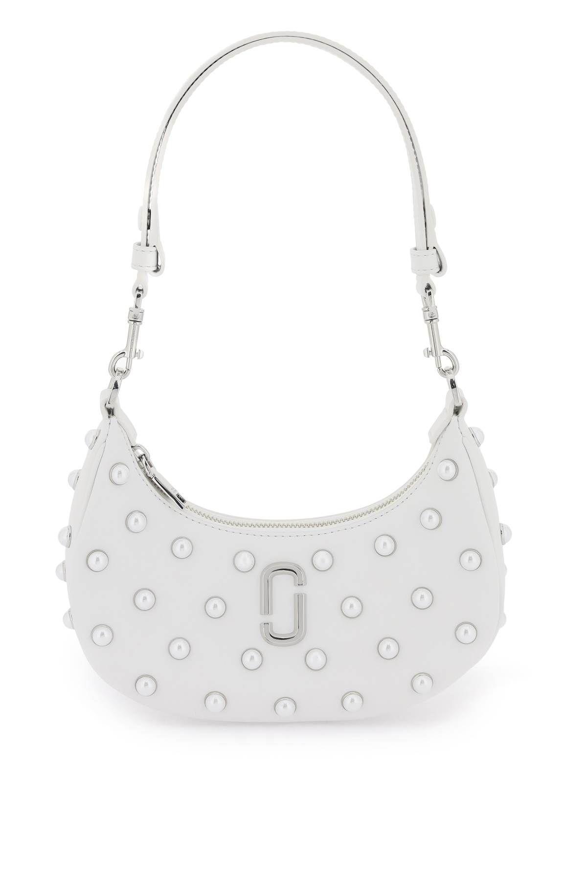 The Pearl Small Curve Bag In White Product Image