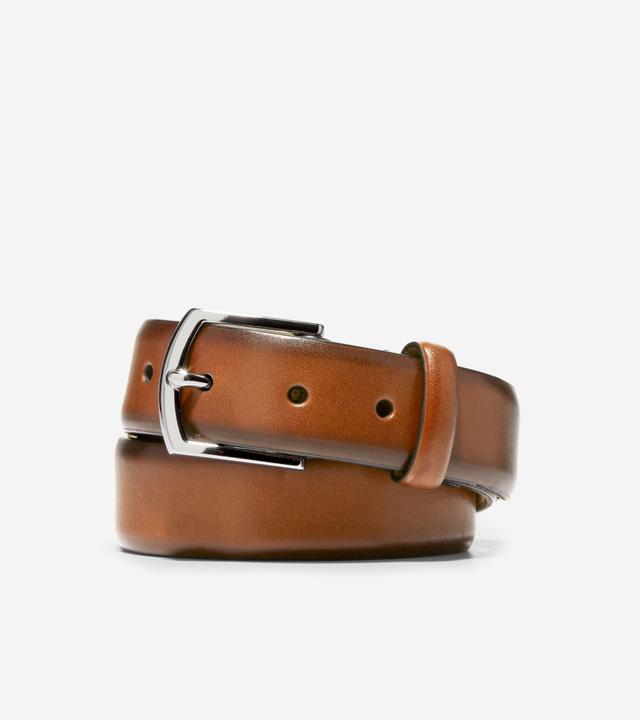 Cole Haan Lewis Burnished Leather Belt Product Image