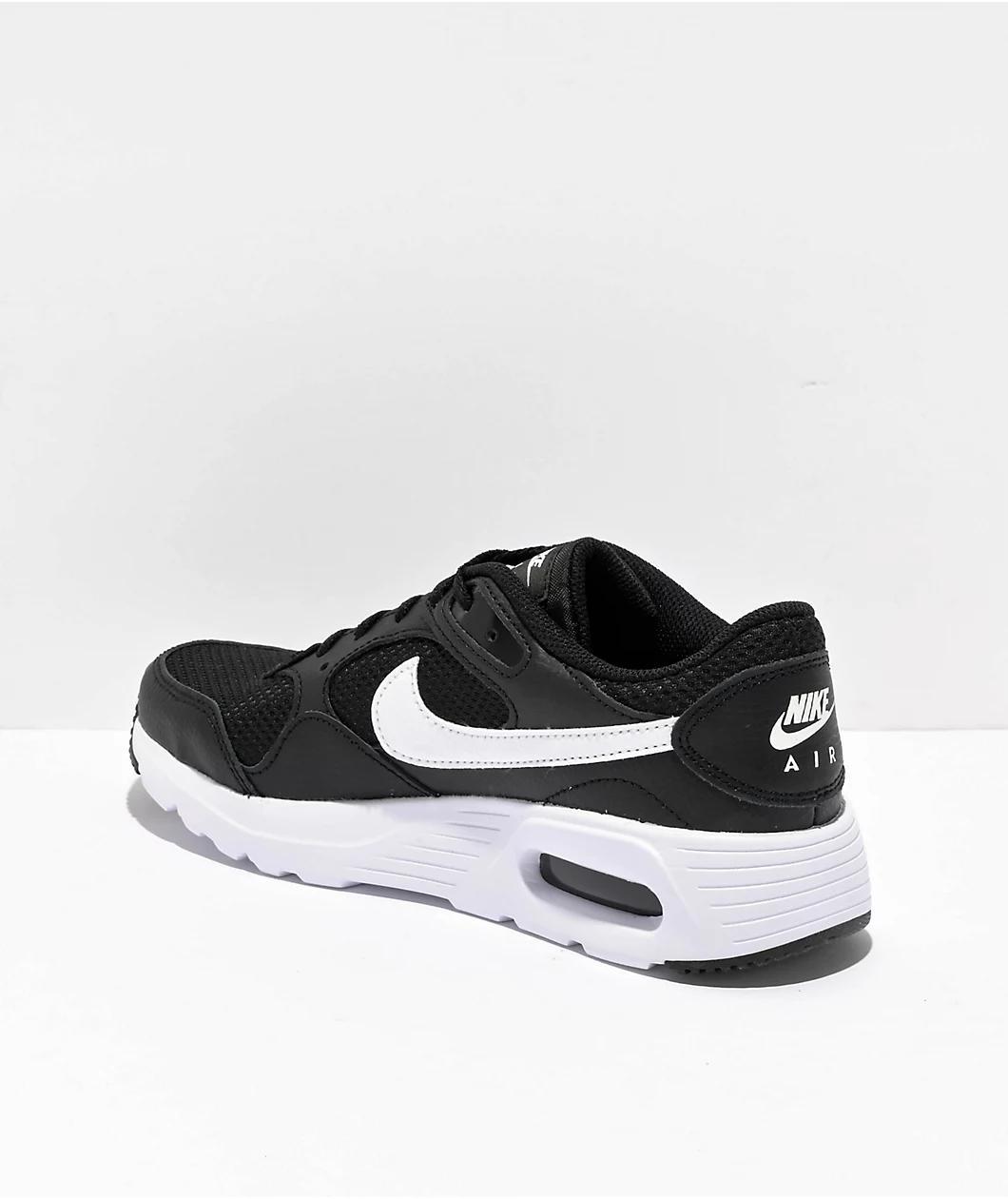 Nike Air Max SC Black & White Shoes Product Image