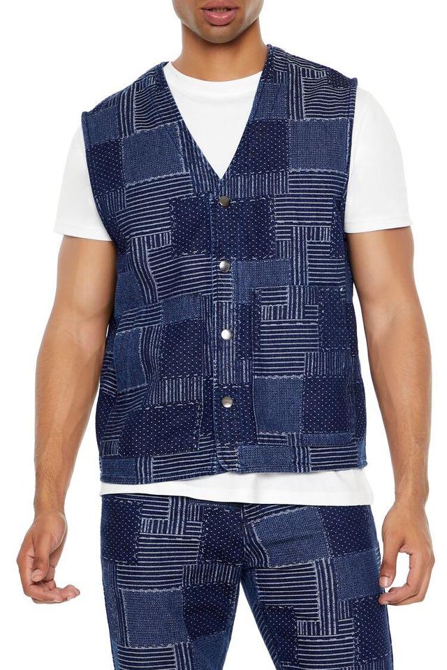 Patchwork Denim Vest | Forever 21 Product Image