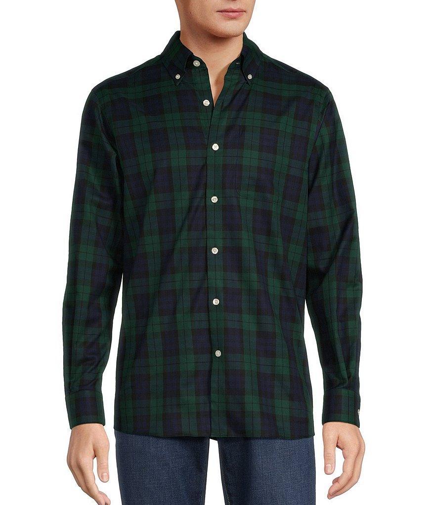 Hart Schaffner Marx Medium Plaid Button Down Long Sleeve Shirt Product Image