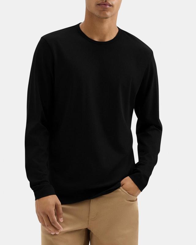 Relaxed Long-Sleeve Tee in Organic Cotton Product Image