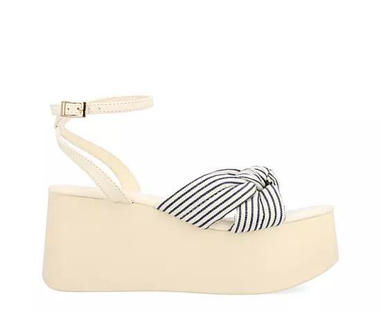 Journee Collection Womens Lailee Platform Sandal Wedges Product Image