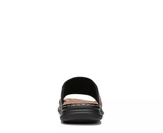 Dr. Scholls Gordon Mens Leather Slide Sandals Product Image