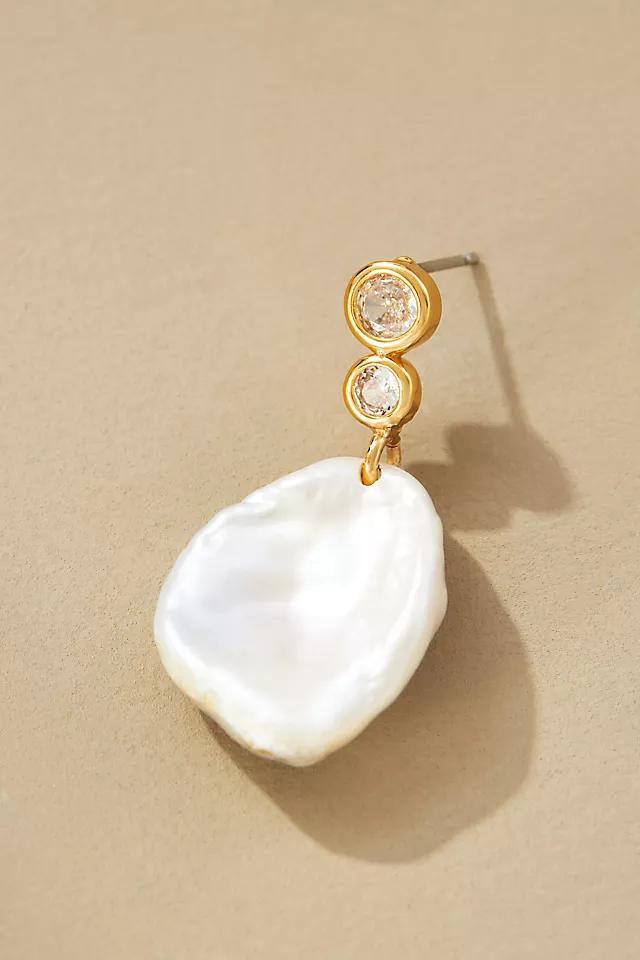 Small Natural Pearl Drop Earrings product image