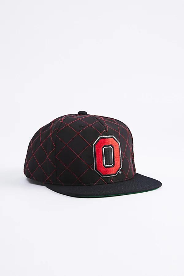 Mitchell & Ness Ohio State Quilted Taslan Snapback Hat Mens at Urban Outfitters Product Image