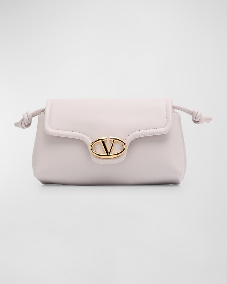 Mini VLOGO Drawstring Leather Shoulder Bag Product Image