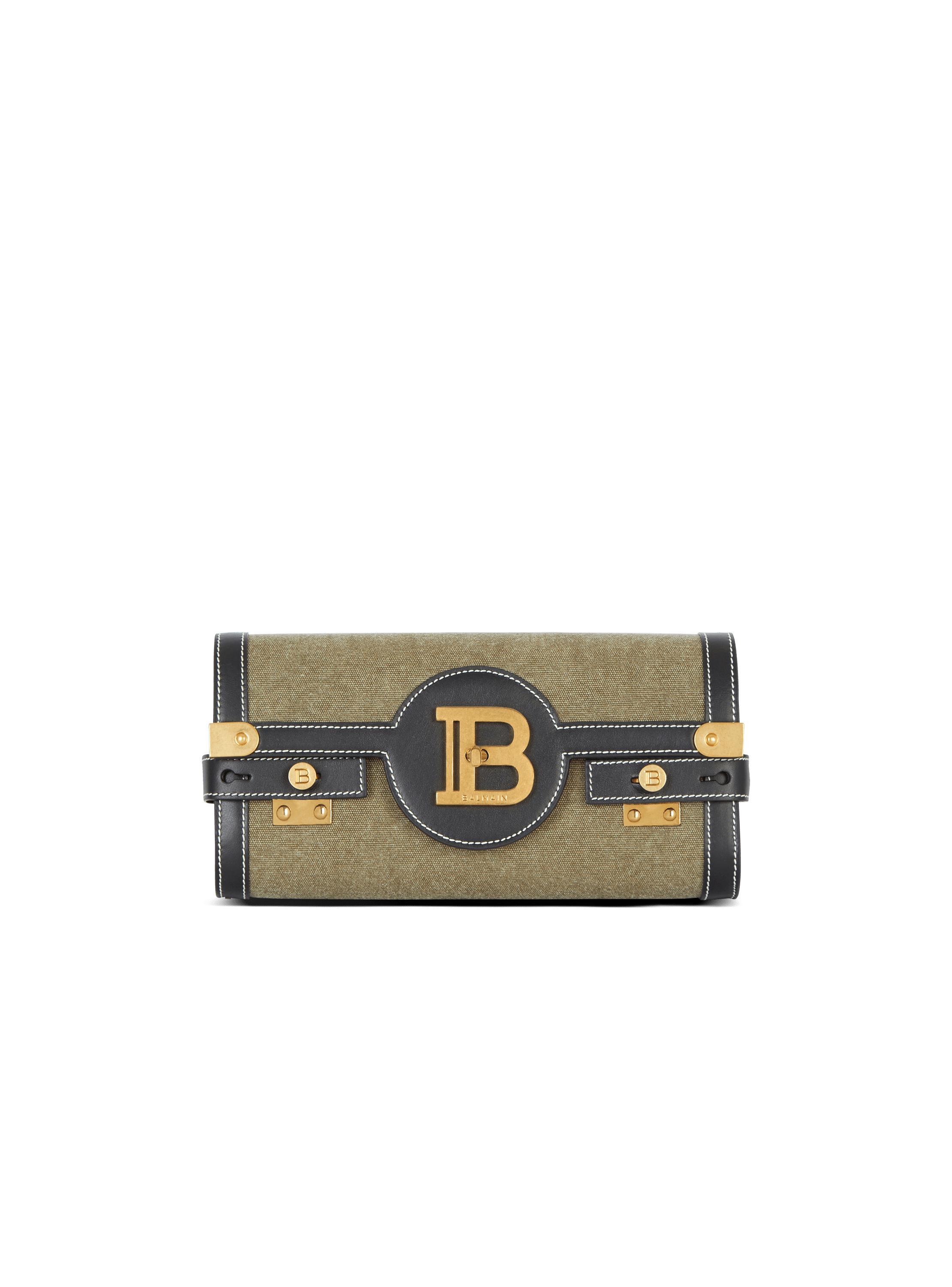 Canvas B-Buzz 23 clutch bag with leather panels Product Image