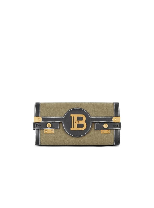 Canvas B-Buzz 23 clutch bag with leather panels Product Image