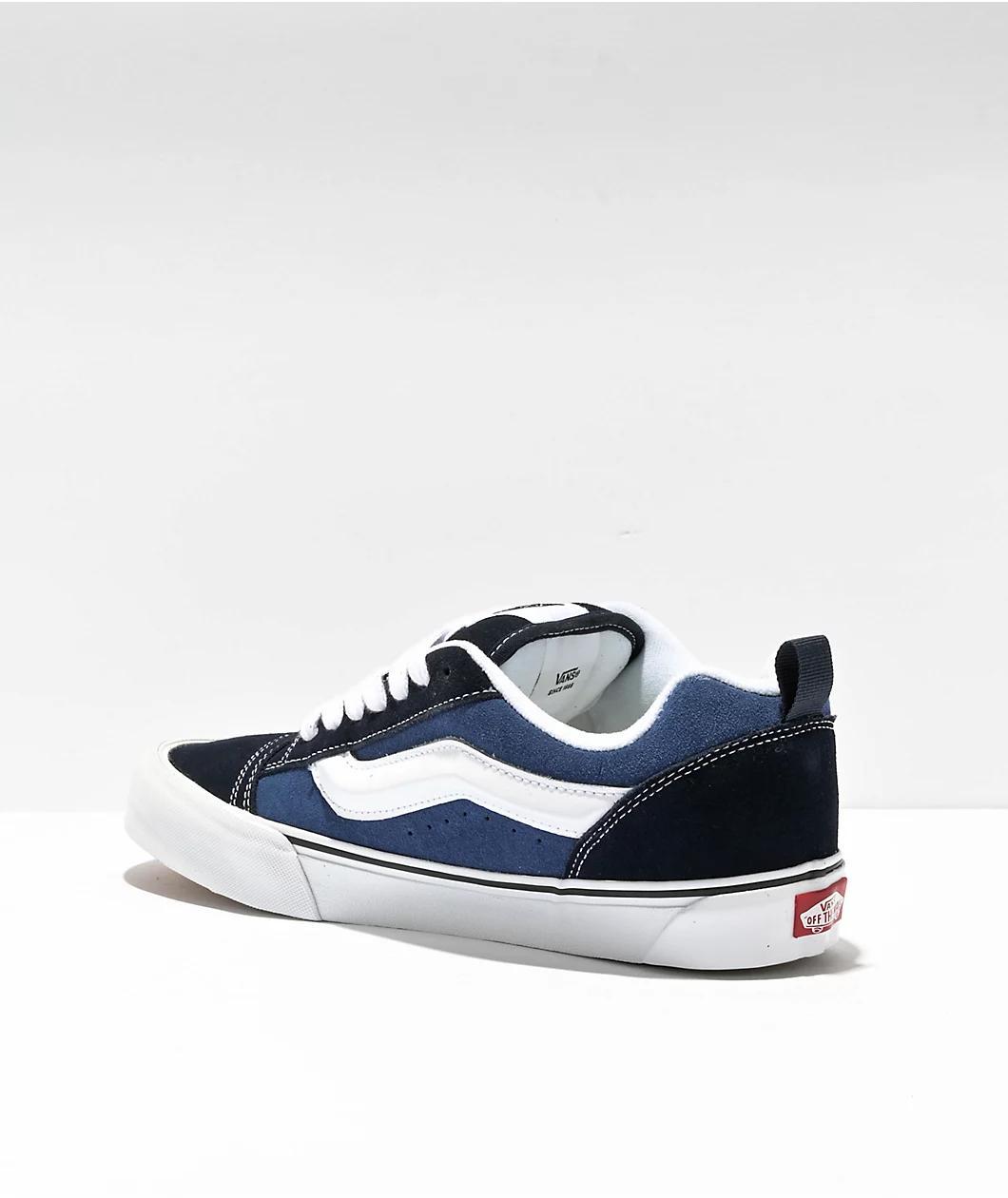 Vans Knu Skool Navy Blue Skate Shoes Product Image