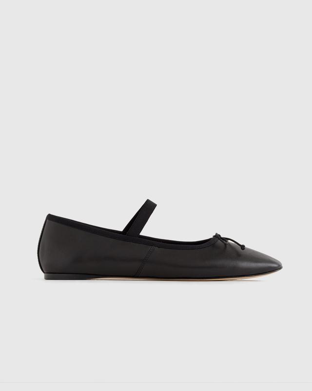 Italian Leather Mary-Jane Ballet Flat Product Image