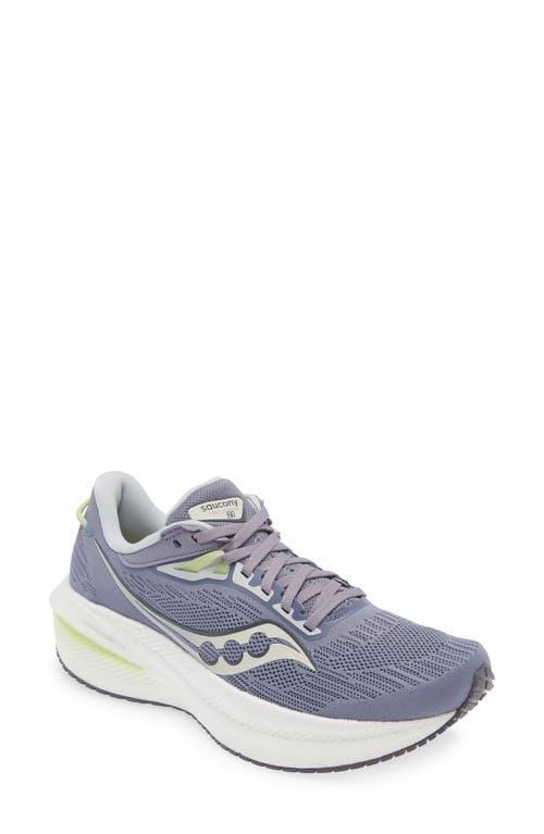 Saucony Women's Triumph 21 (Iris/Fern) Women's Shoes Product Image