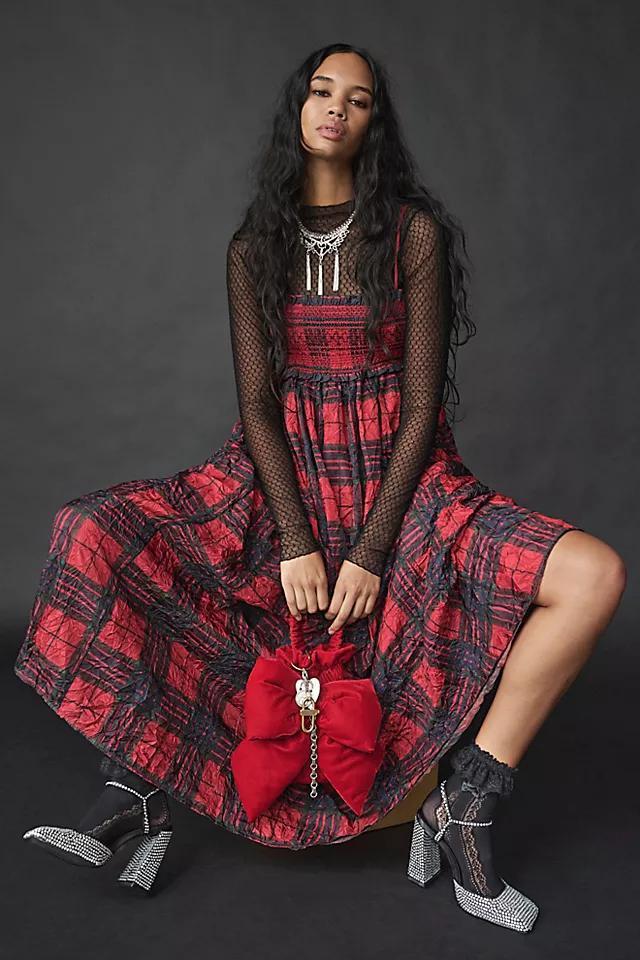 Holly Plaid Maxi Dress Product Image