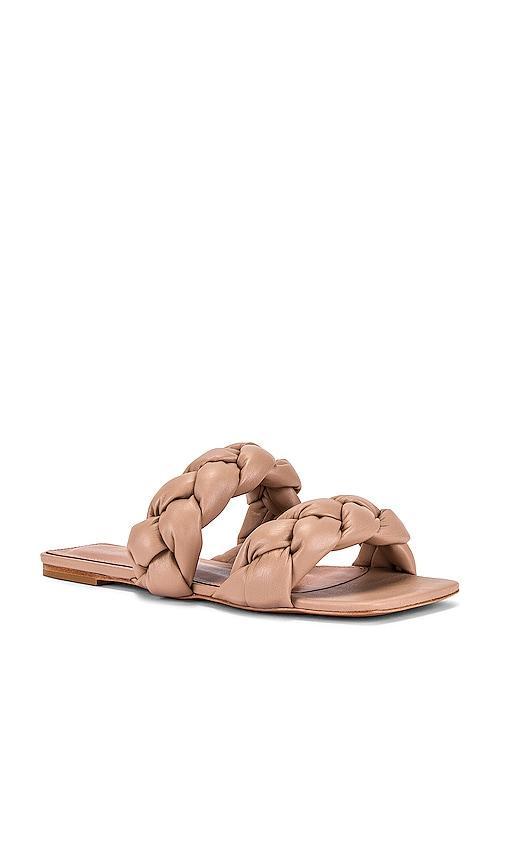 RAYE Braid Sandal in Nude. Size 5.5, 6, 6.5, 7, 8, 9. Product Image