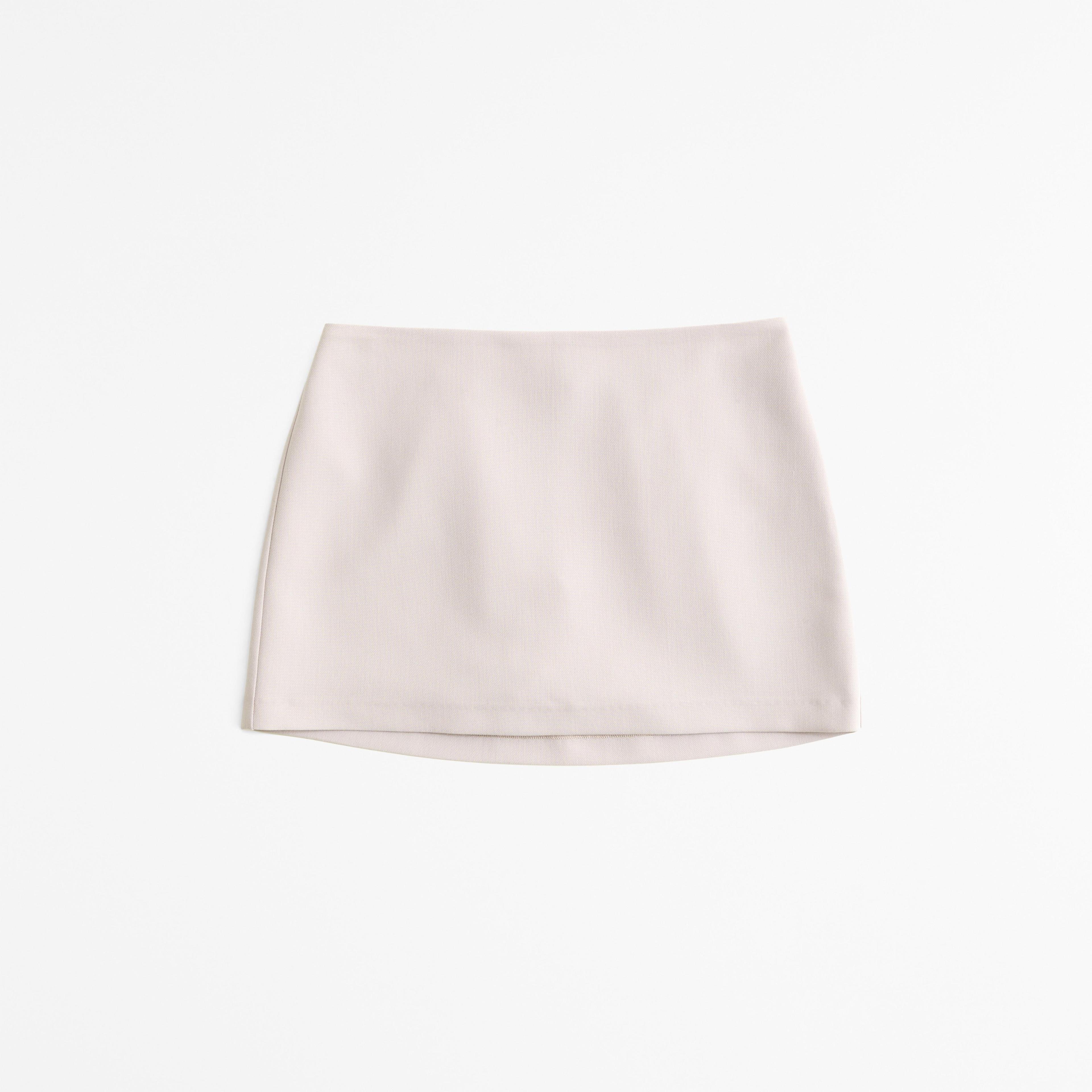 Mid Rise Tailored Mini Skort Product Image