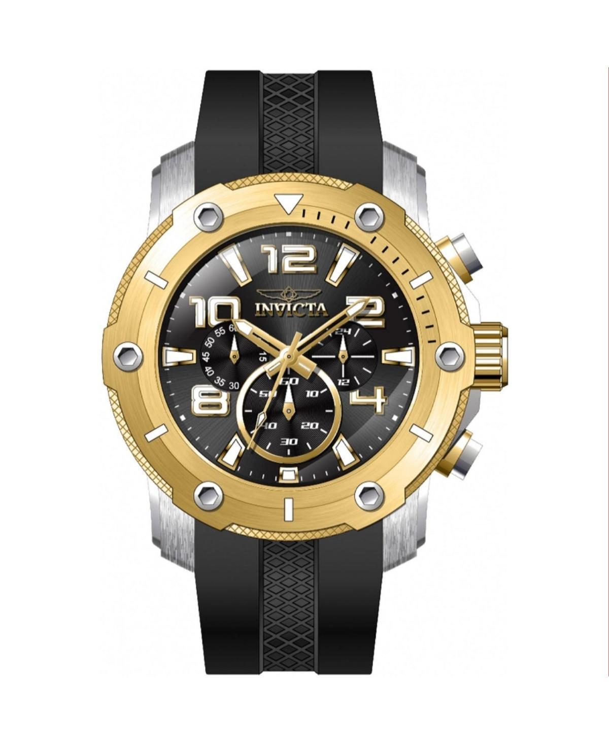 Invicta Mens 45738 Pro Diver Quartz Chronograph Black Dial - Black Product Image