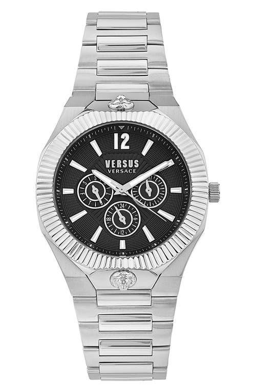 Versus Versace Mens Echo Park Gold Stainless Steel Bracelet Watch 42mm - Silver Product Image