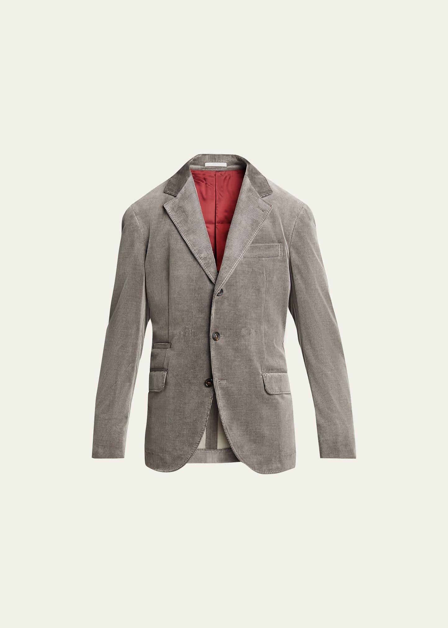 Mens Fine Corduroy 3-Patch Suit Product Image