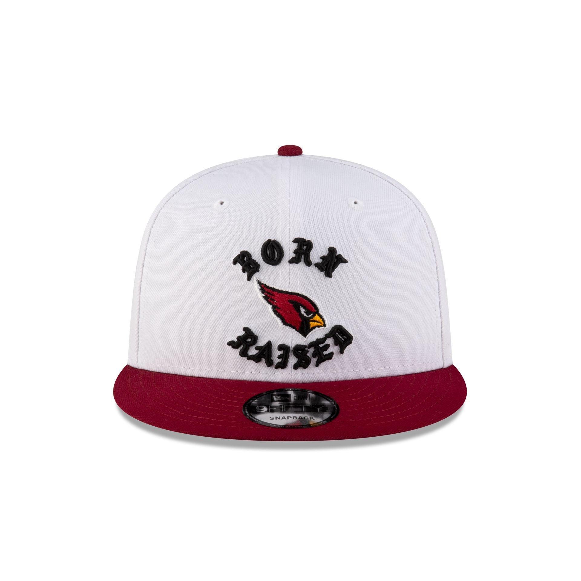 Born x Raised Arizona Cardinals White 9FIFTY Snapback Male Product Image