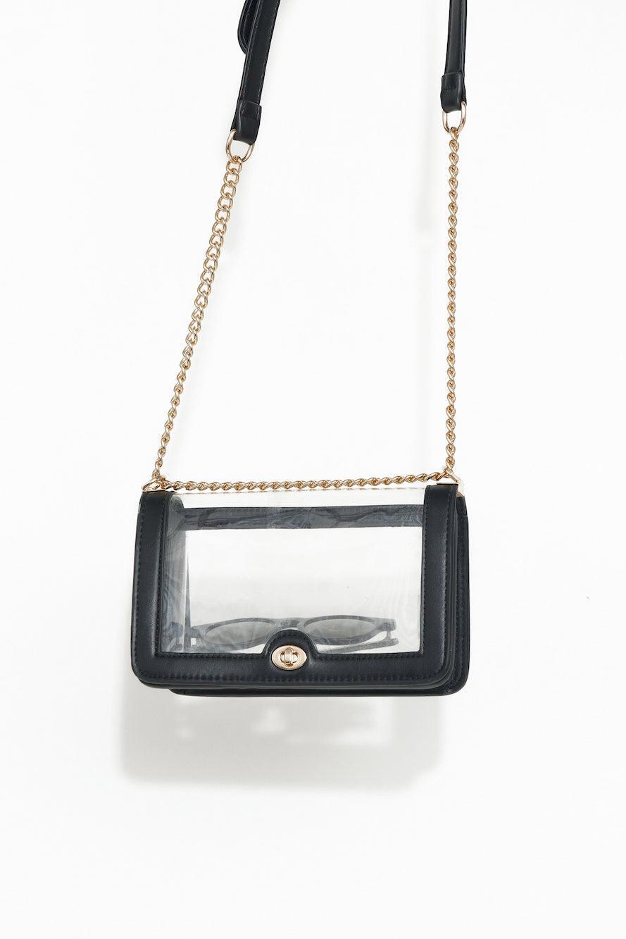 BILLINI Cara Cross Body Bag Black Clear Product Image