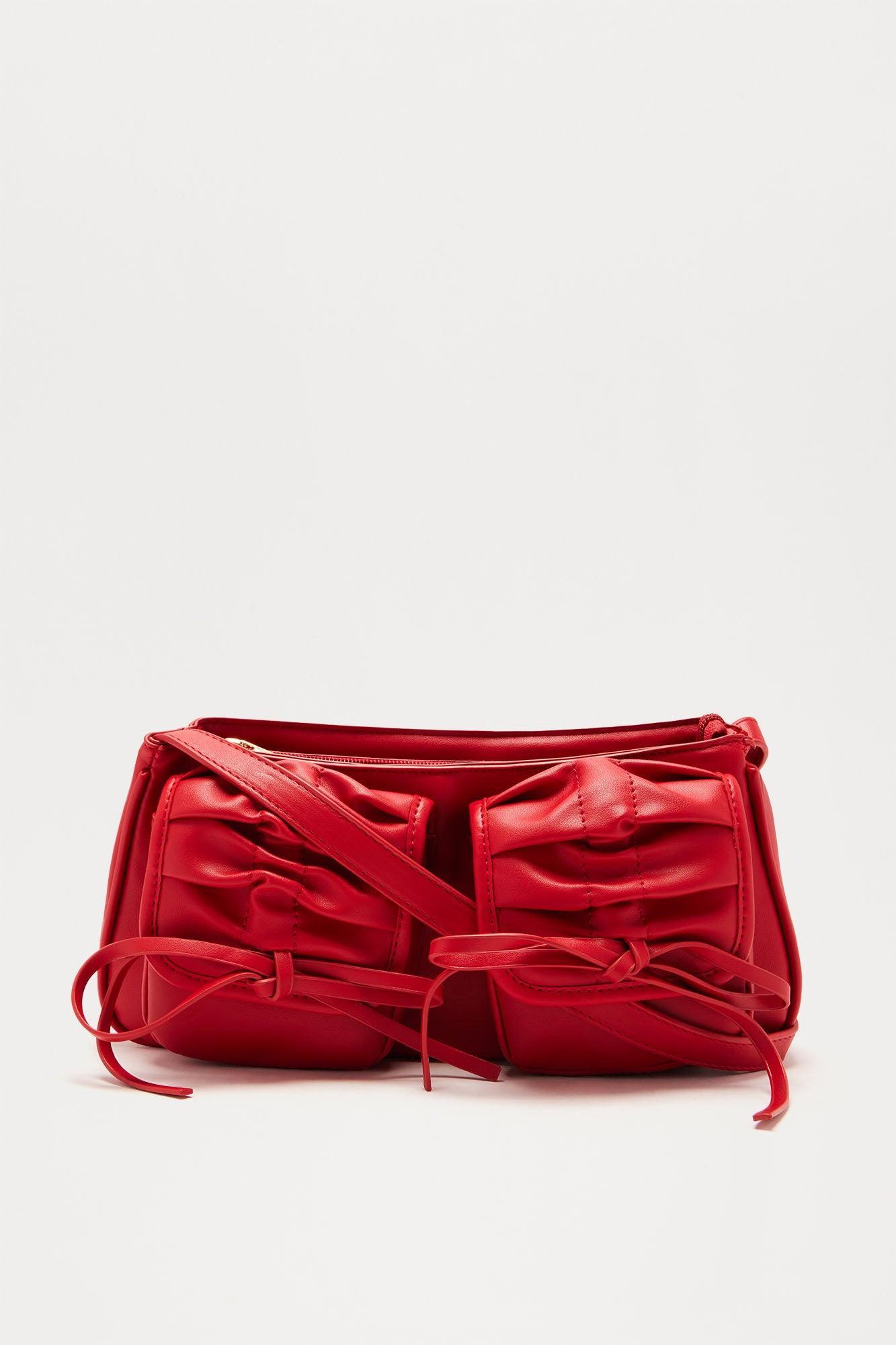 Detail Diva Handbag - Red Product Image