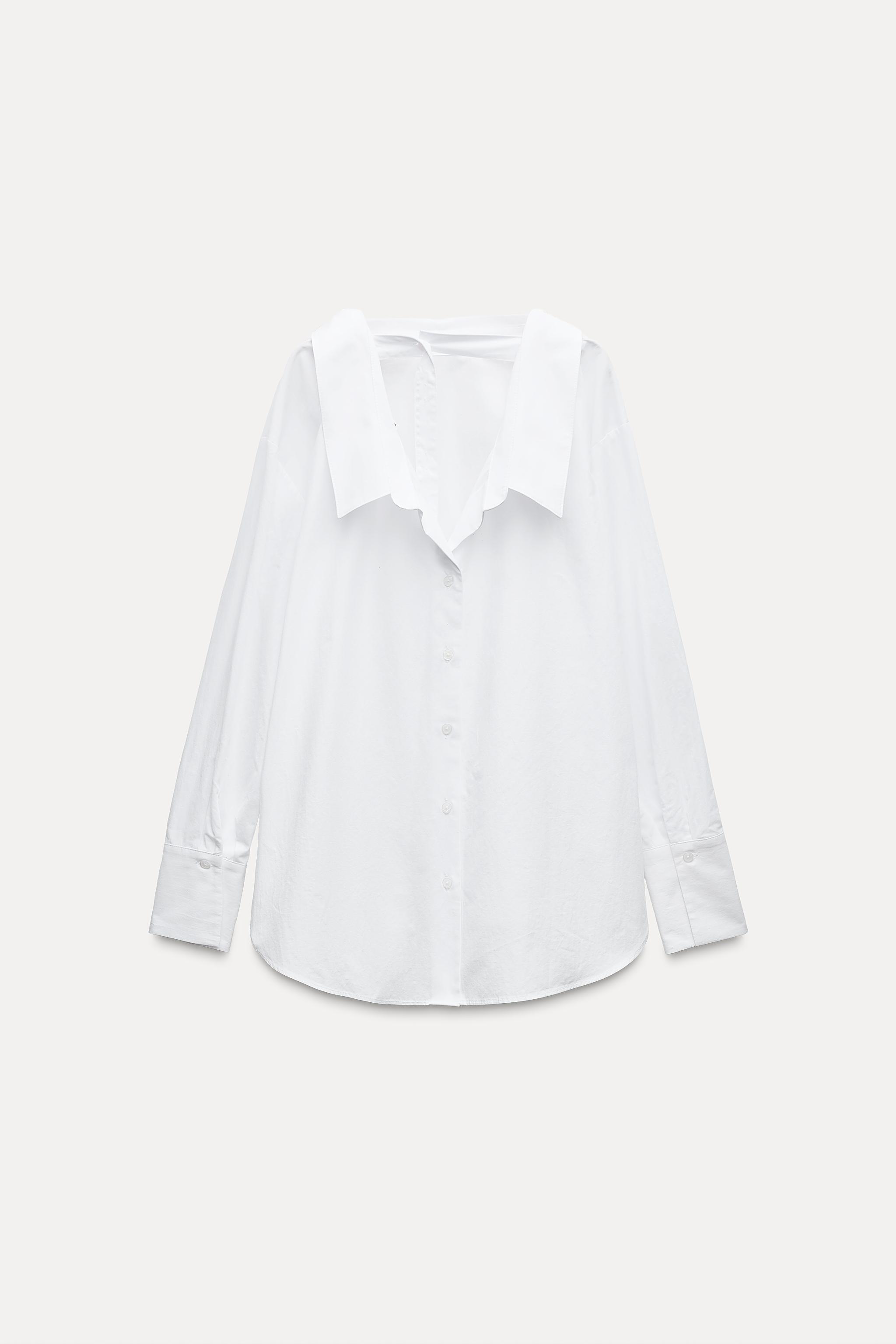 TIE POPLIN SHIRT ZW COLLECTION Product Image